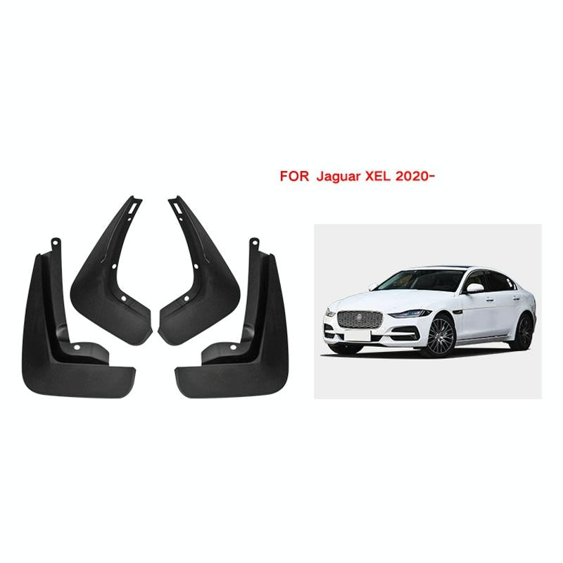 For Jaguar Xel 2020 4Pcs / Set Car Auto Soft Plastic Splash Flaps Fender Guard