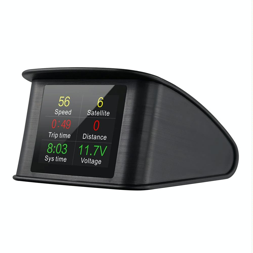 2.2 Inch Car Gps Smart Digital Meter Tft Lcd Speed &amp; Distance Display Over Speed &amp; Low Voltage Alarm Km / M Switch