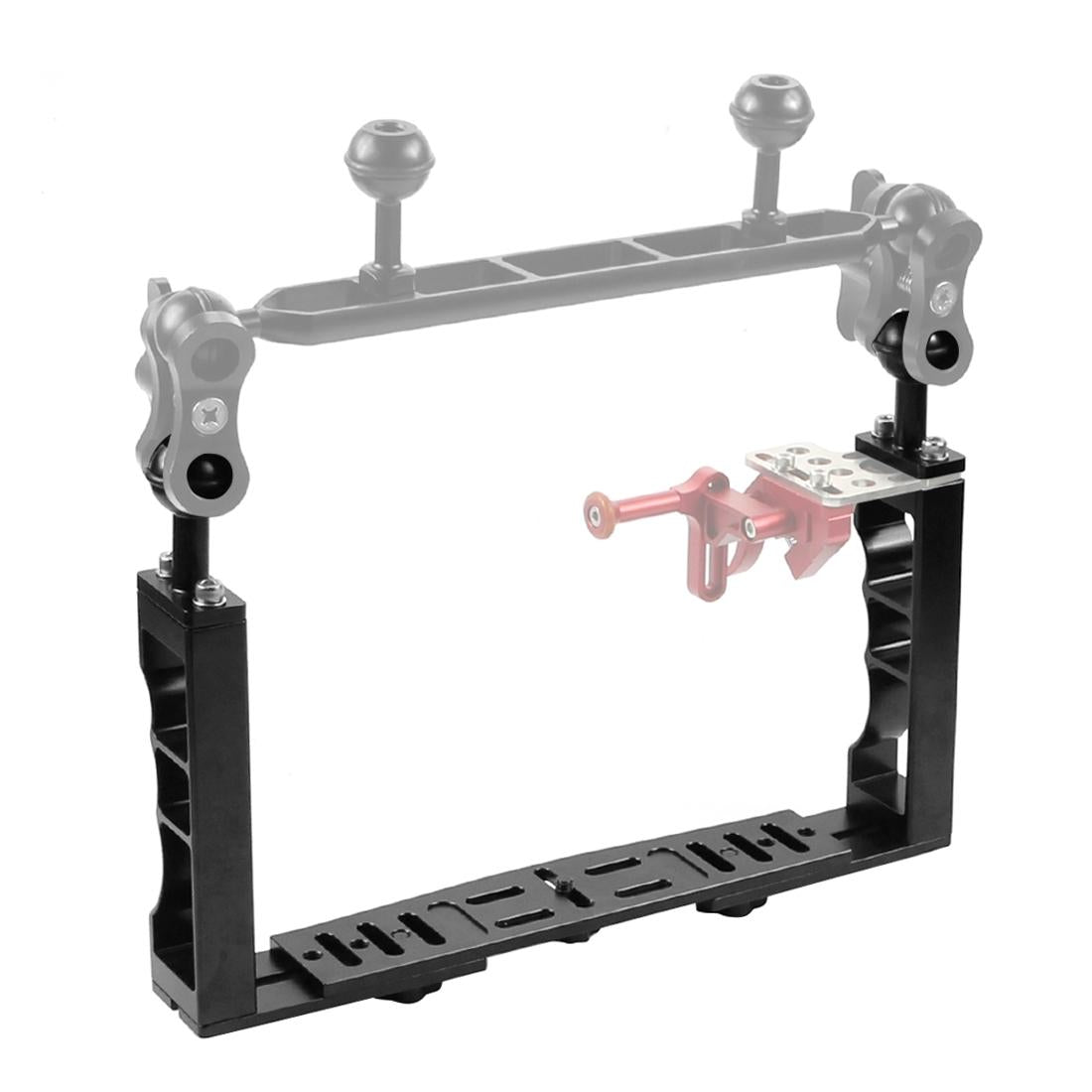 Upgraded Dual Handheld Diving Arm for Underwater Photography