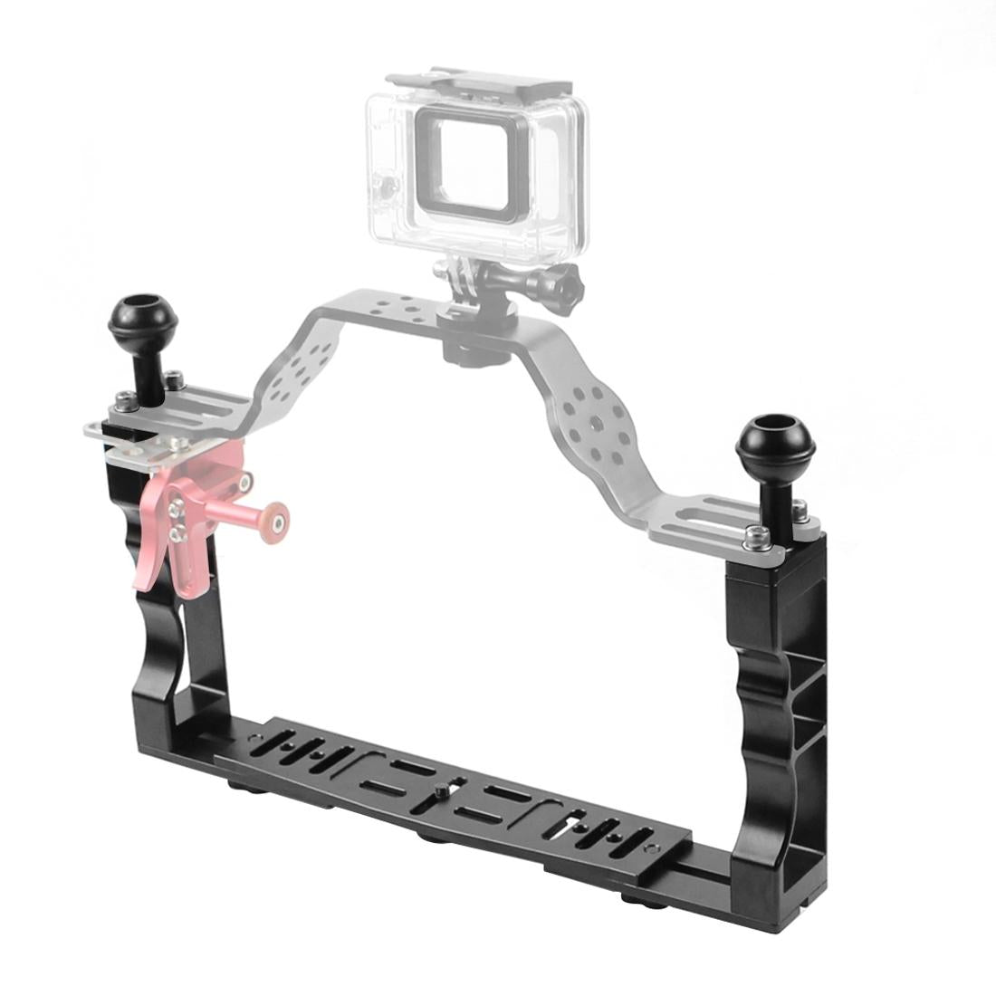 Upgraded Dual Handheld Diving Arm for Underwater Photography