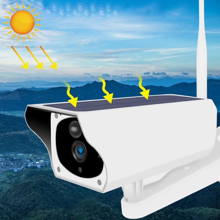 2Mp Solar Wifi Camera - Waterproof Night Vision Motion Detection Voice Intercom