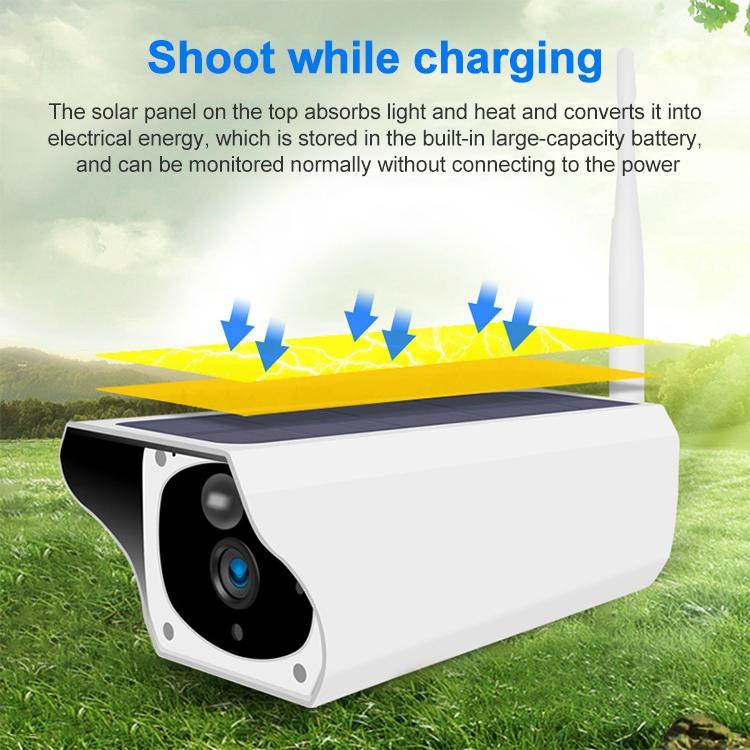 2Mp Solar Wifi Camera - Waterproof Night Vision Motion Detection Voice Intercom