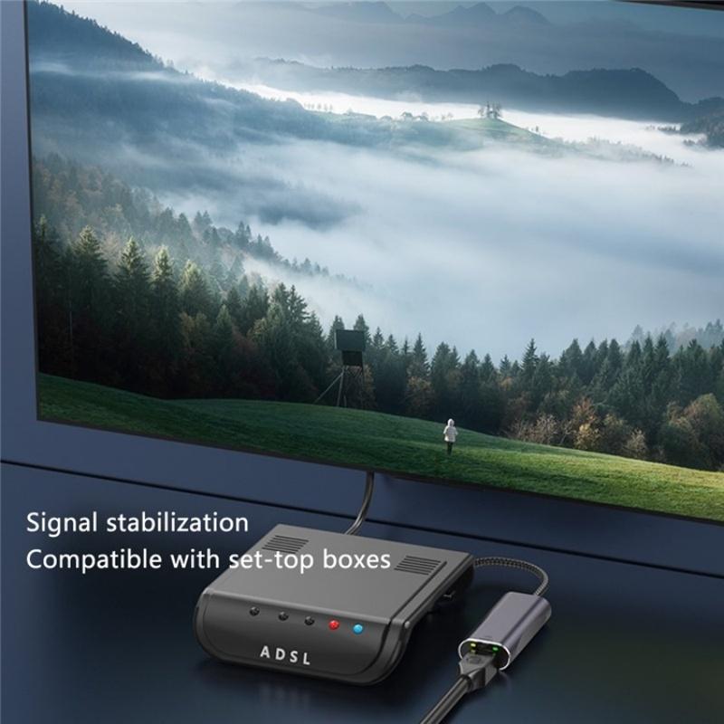 Usb Type-C Gigabit Hub Adapter For Laptop / Tablet / Phone