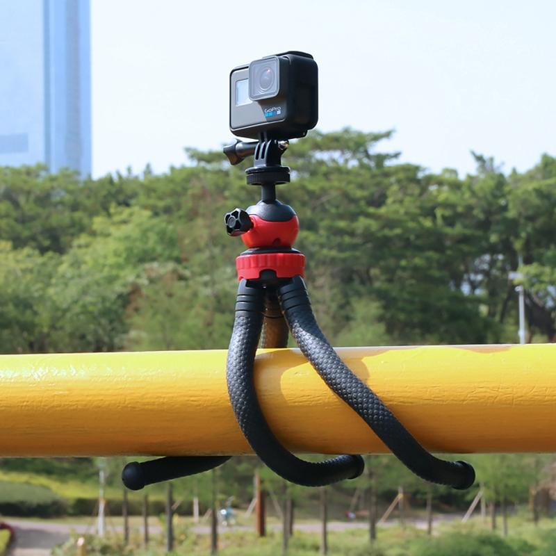Flexible Mini Octopus Tripod with Phone Clamp for Iphone Galaxy Huawei Gopro