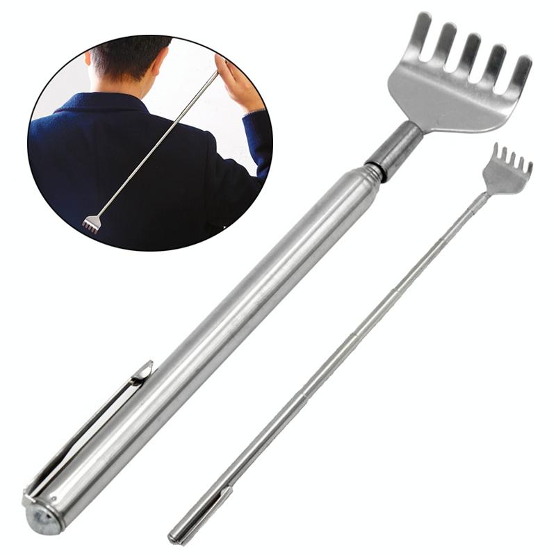 Extendable Back Scratcher Stainless Steel Telescopic Claw Massager