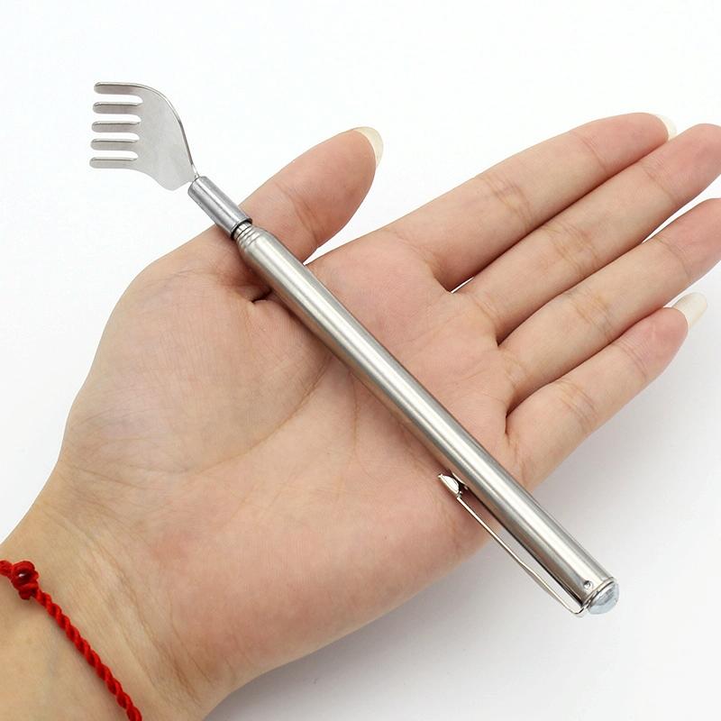 Extendable Back Scratcher Stainless Steel Telescopic Claw Massager