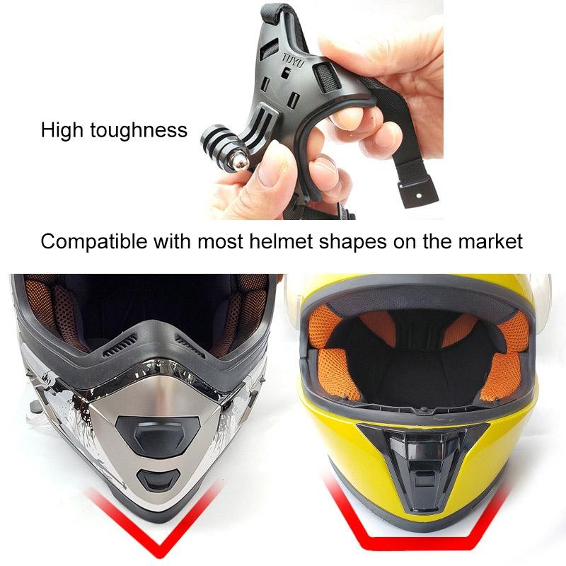 Universal Motorcycle Helmet Mount for Action Camera and Phone