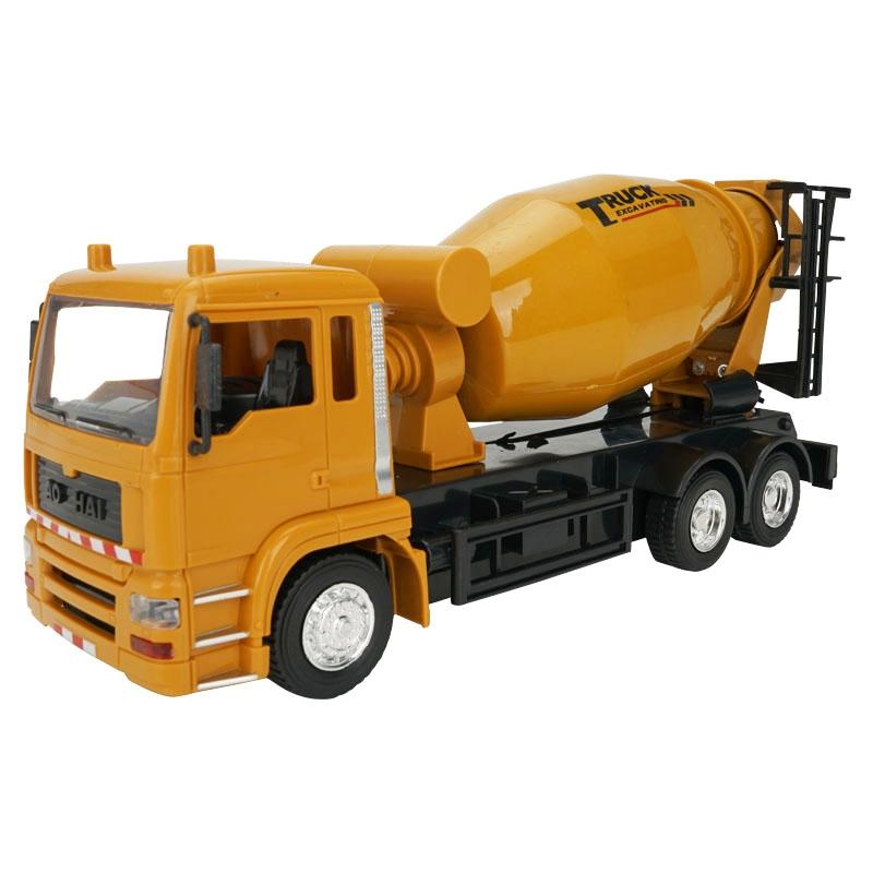 10-ch Remote Control Mixer Truck - 2.4g Simulated Engineering Vehicle