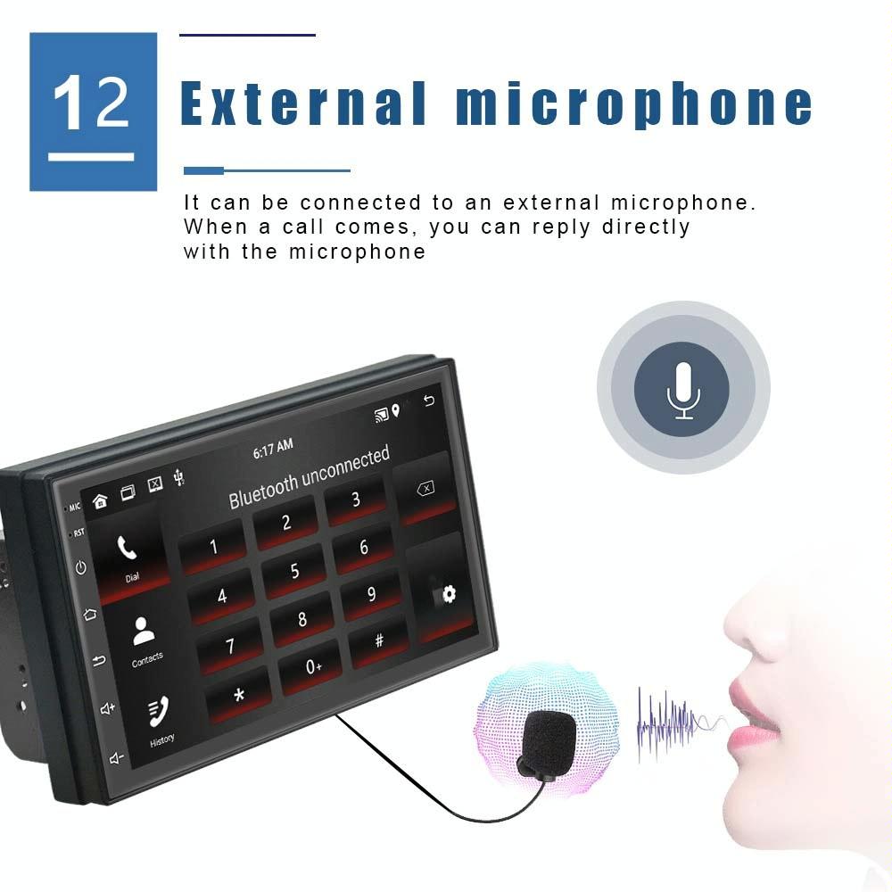 9 Inch Android Wifi Car Navigation Player 2 + 32G Reversing Video Standard + 12Lights Camera