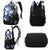 Lightweight 2-in-1 Backpack and Chest Bag for Men - Blue Football - Blue Football