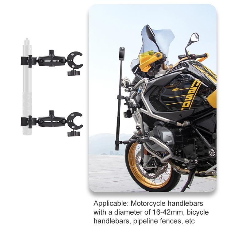 18cm Dual Head Motorcycle Handlebar Mount - 28Cm