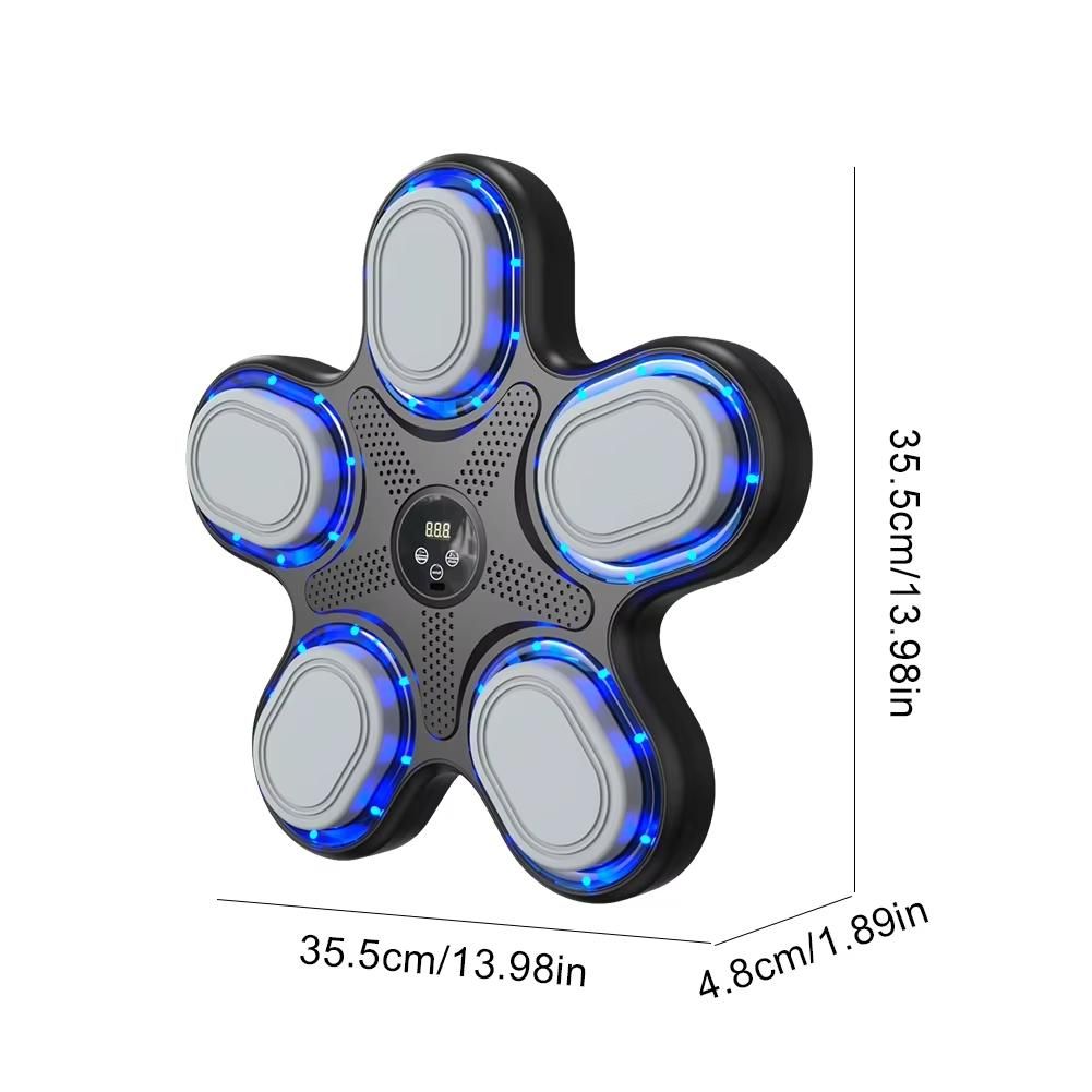 Bluetooth Music Boxing Machine With Adult Gloves - Reaction Training - With Children Gloves