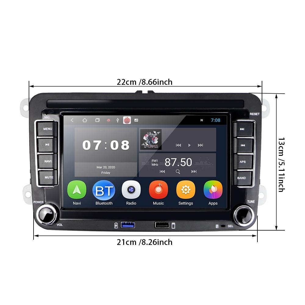 7 Inch Android Car Multimedia Player Navigation Bluetooth Reversing Integrated Machine - 2 + 32G