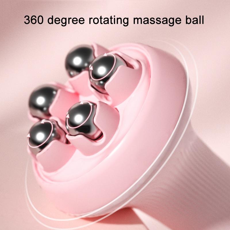 Ab Roller Massager For Inner Leg & Abdominal Muscle Relaxation Yellow