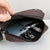 Compact Black Oxford Shoulder Crossbody Backpack With Single Strap For Men - Brown Large