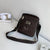 Compact Black Oxford Shoulder Crossbody Backpack With Single Strap For Men - Brown Large
