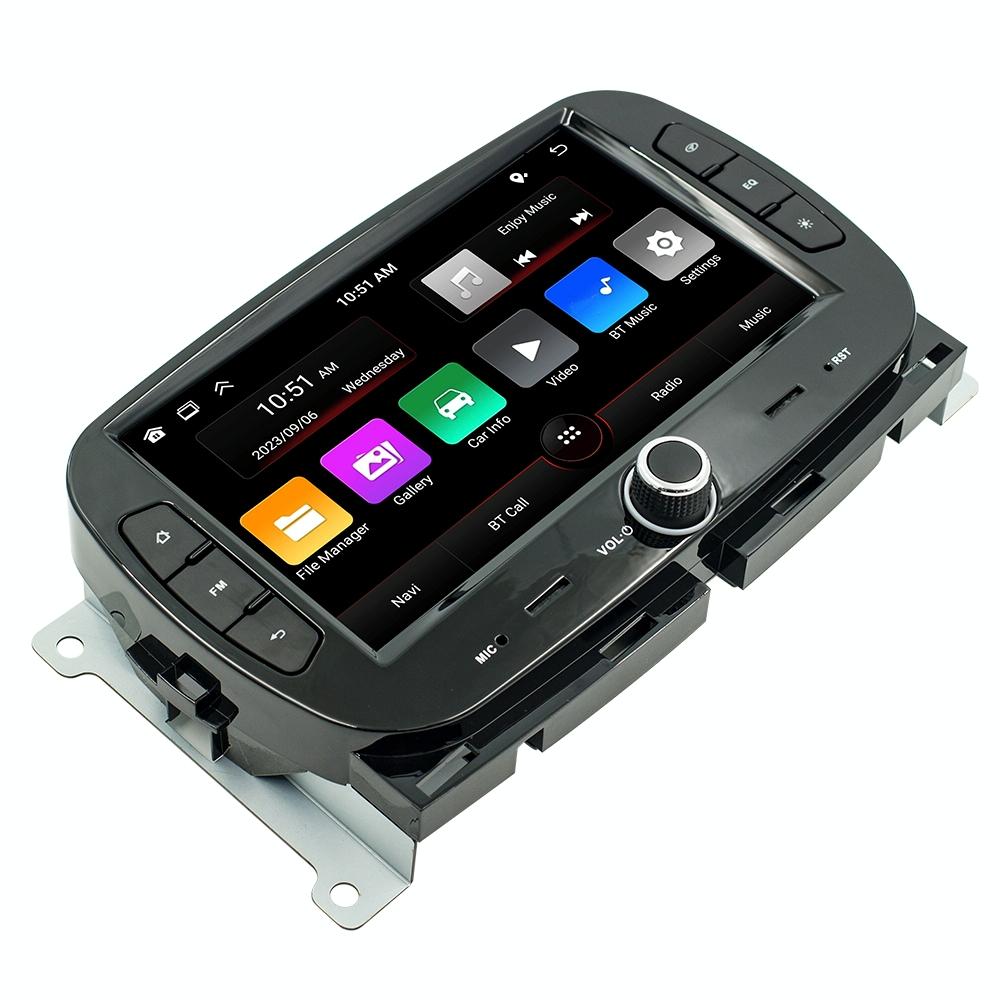 Android Car Navigation System For Fiat 500 - Bluetooth Fm Radio 1 + 32G Memory - 2 + 64G