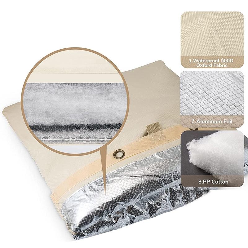 Anti-freeze Outdoor Faucet Protector - 63 x 77cm - Backflow Valve