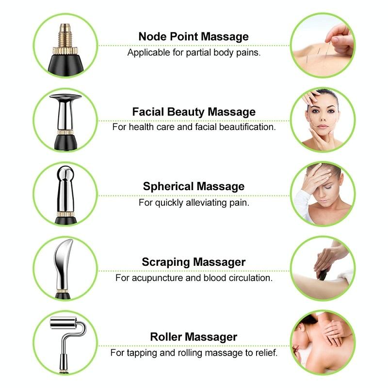 Electronic Acupuncture Pen 3 Head Circulating Energy Automatic Point Finding Home Pain Relief