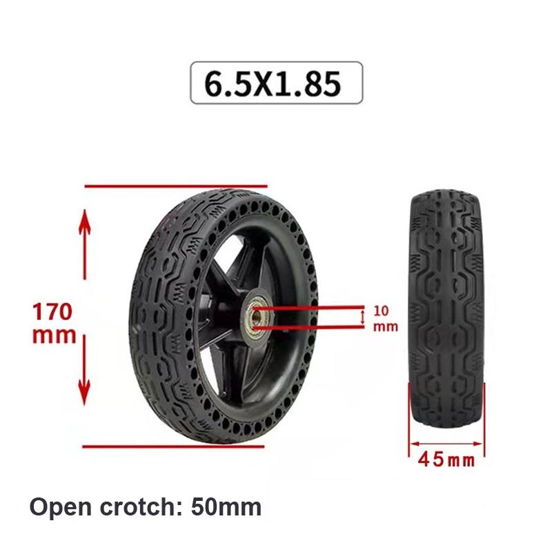 Electric Scooter Tire - 6.5x1.85 Solid Honeycomb Design