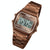 Waterproof Steel Band Men Electronic Watch - Coffee Gold