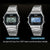 Waterproof Steel Band Men Electronic Watch - Coffee Gold