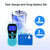 Blue Low Frequency Pulse Meridian Massage Instrument - Blue Standard