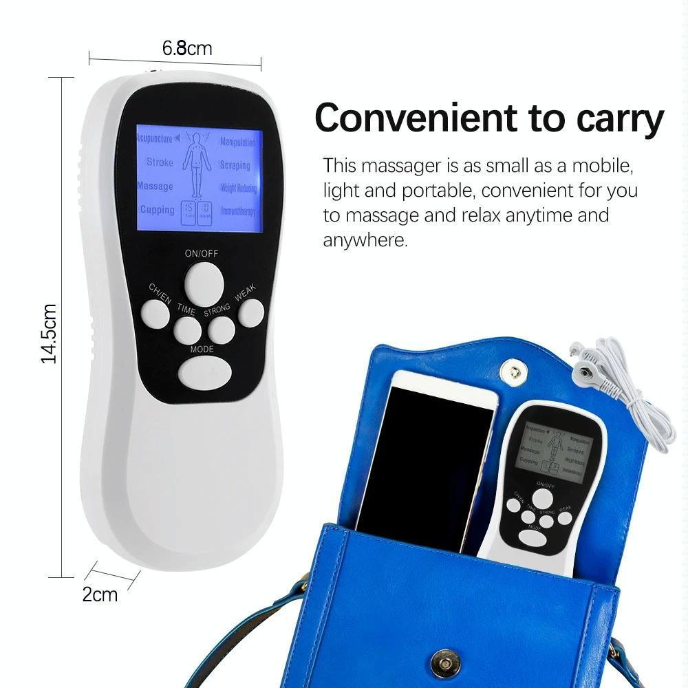 Blue Low Frequency Pulse Meridian Massage Instrument - Blue Standard