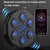 Smart Wall-Mounted Boxing Trainer With Adult Gloves - With Adult Black Gloves