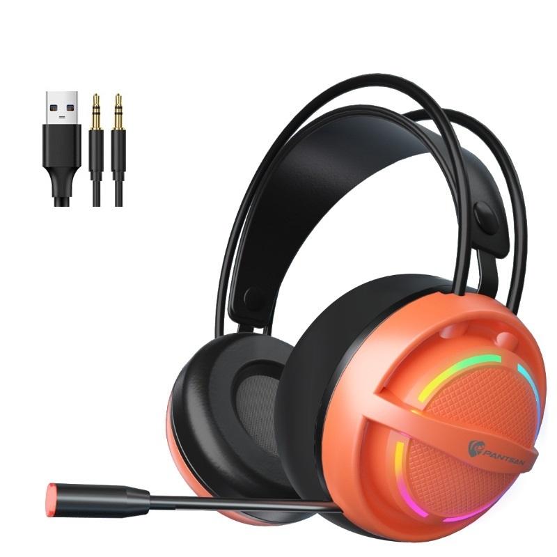 Psh-100 Gaming Earphones With Mic 3.5Mm Orange