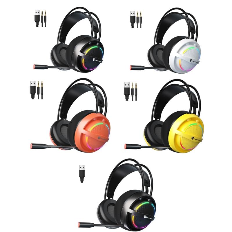 Psh-100 Gaming Earphones With Mic 3.5Mm Orange