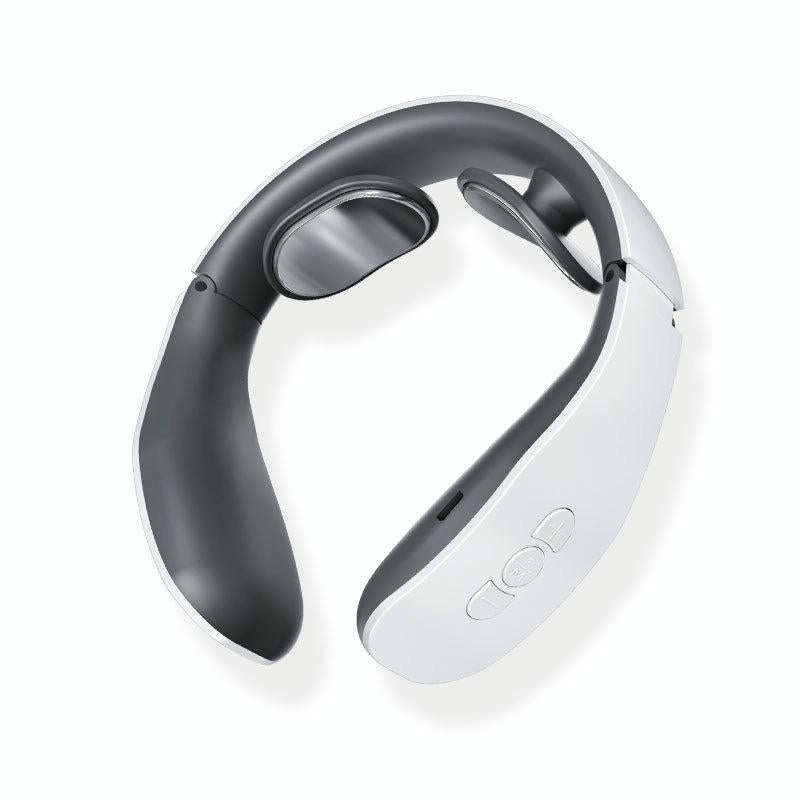 Remote Heating Neck Massager With Electromagnetic Pulse And Heat