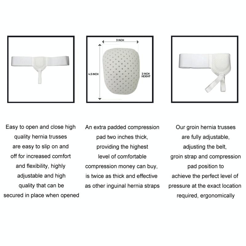 Groin Protection Belt For Adults Black - Skin Colour