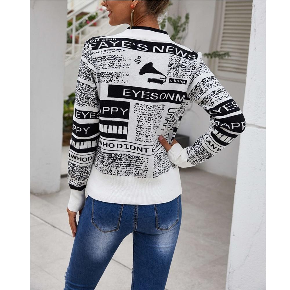 Fashion Cardigan Knit Sweater