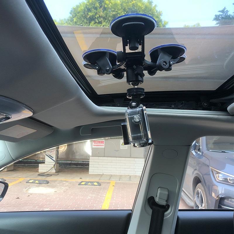 Universal Car Suction Cup Mount for Video Shooting and Phone Clip