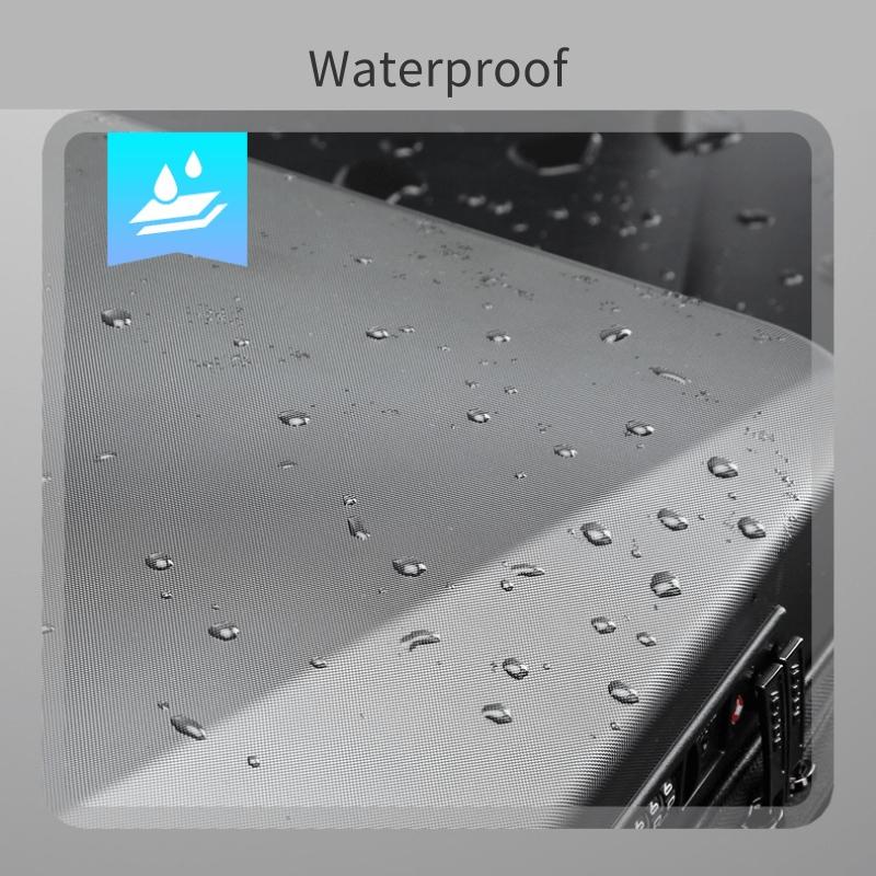 Waterproof Expandable Backpack with Usb Charging - Black Regular