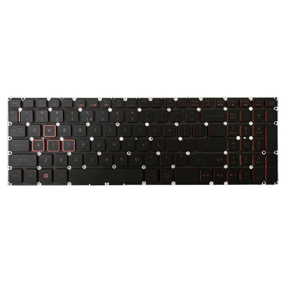 Red Backlit Laptop Keyboard - us Version - For Acer Aspire Vn7-793G