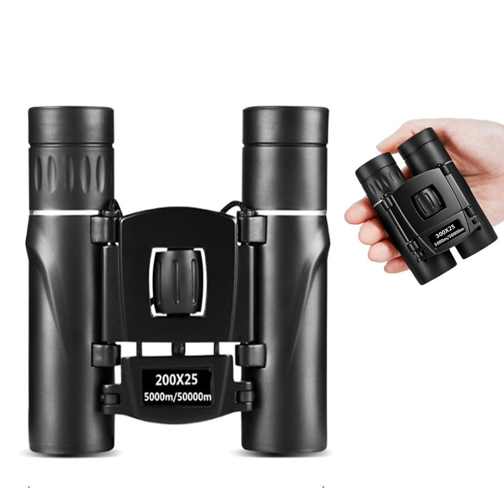 Foldable Hunting Binoculars for Outdoor Adventures - 500 X 25 With Phone Clip