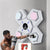 Rechargeable Bluetooth Boxing Machine With Adult & Child Gloves - Blue - With Child Golves Pink Blue