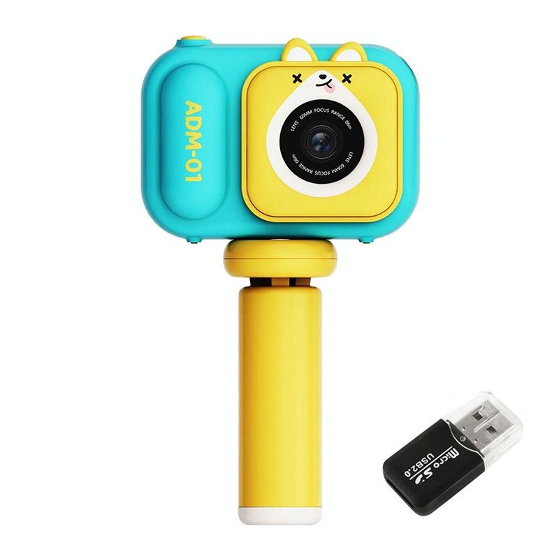 48Mp Dual Lens Kids Digital Camera With 2.4 Ips Screen And 32Gb Tf Card - Blue Fox - With 32G Tf Card Pink Bunny