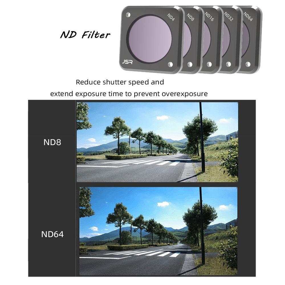Nd4 Filters for Dji Action 2 Action Camera