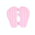 Portable Elderly Foot Massager Pink Rechargeable