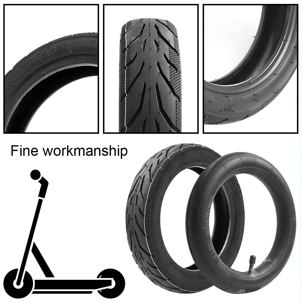 10 Pneumatic Tire for Ninebot F20 / 25 / 30 / 40 Electric Scooter - Inner Tire+Outer Tiire