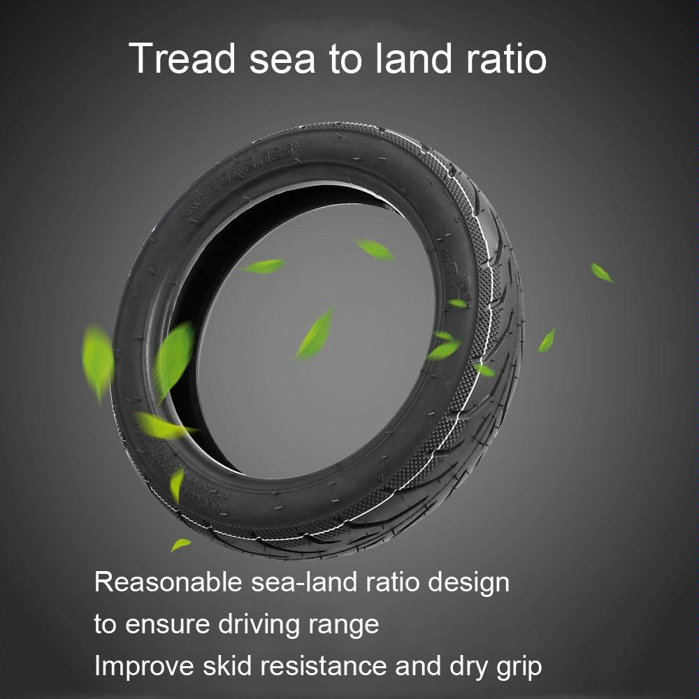 10 Pneumatic Tire for Ninebot F20 / 25 / 30 / 40 Electric Scooter - Inner Tire+Outer Tiire