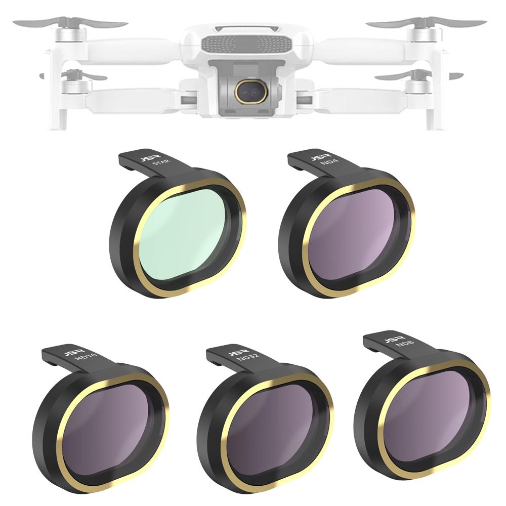5-in-1 Lens Filter Kit for Fimi X8 Mini Drone - Nd4 Nd8 Nd16 Nd32 Stars