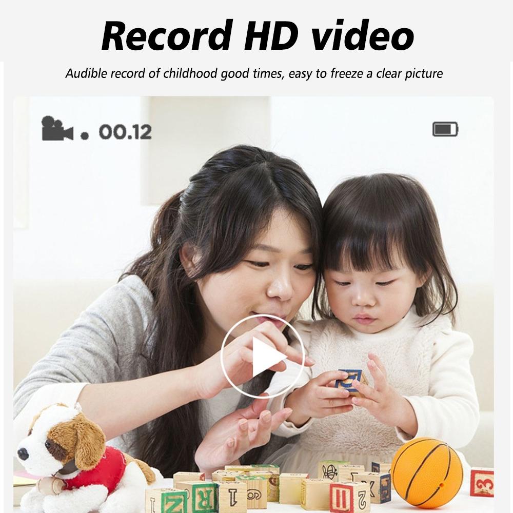 Instant Camera with Thermal Printer and Hd Video - Blue 16g - 16G Pink