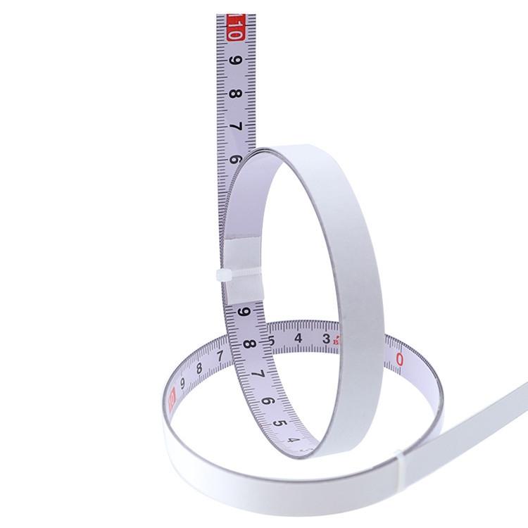 Self-adhesive Steel Ruler with 3m Tape Measure - Sticky Scale
