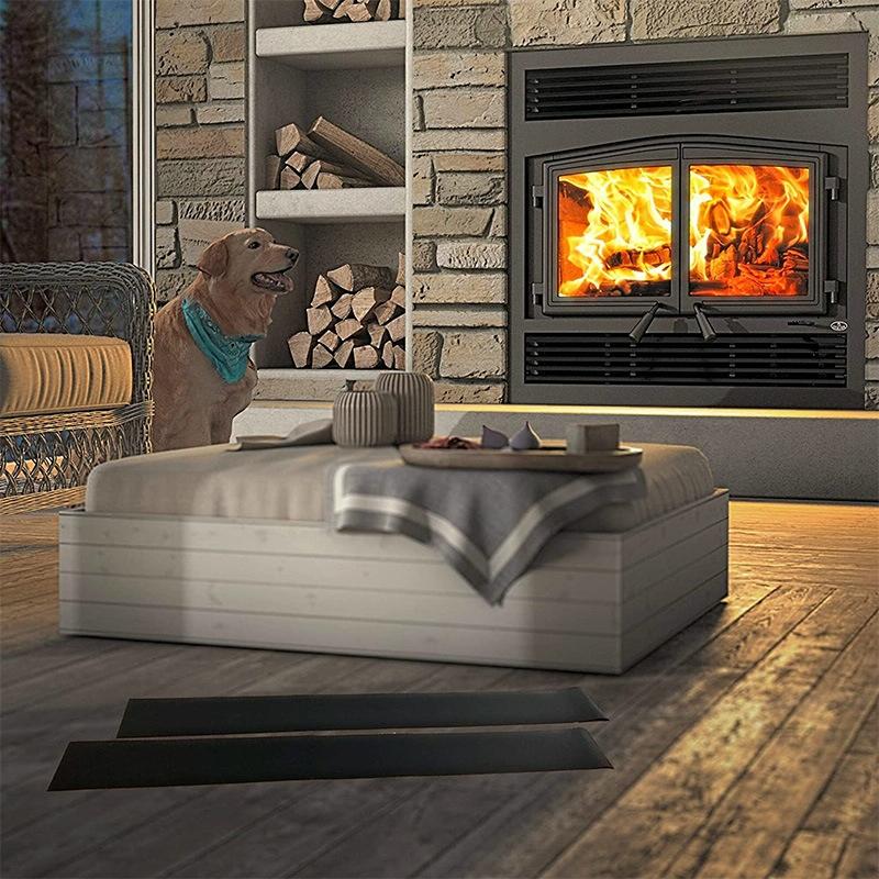 2-pack Magnetic Fireplace Draft Stopper - 91.44 x 15.24cm - Block Cold Air