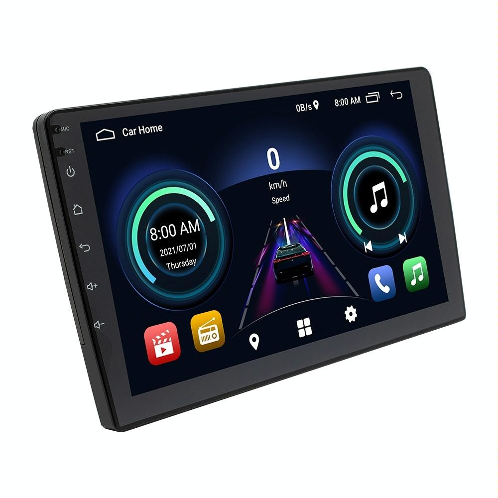 10.1 Inch Car Android Player Gps Navigation Bluetooth Touch Radio Mirror Link Fm Wifi Steering Wheel Control Standard Version + Carplay