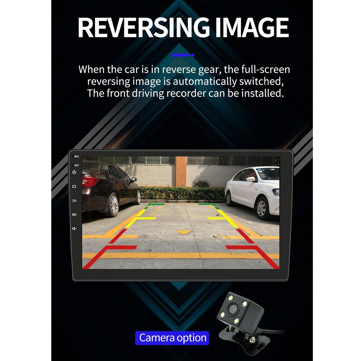 10.1 Inch Car Android Player Gps Navigation Bluetooth Touch Radio Mirror Link Fm Wifi Steering Wheel Control Standard Version + Carplay